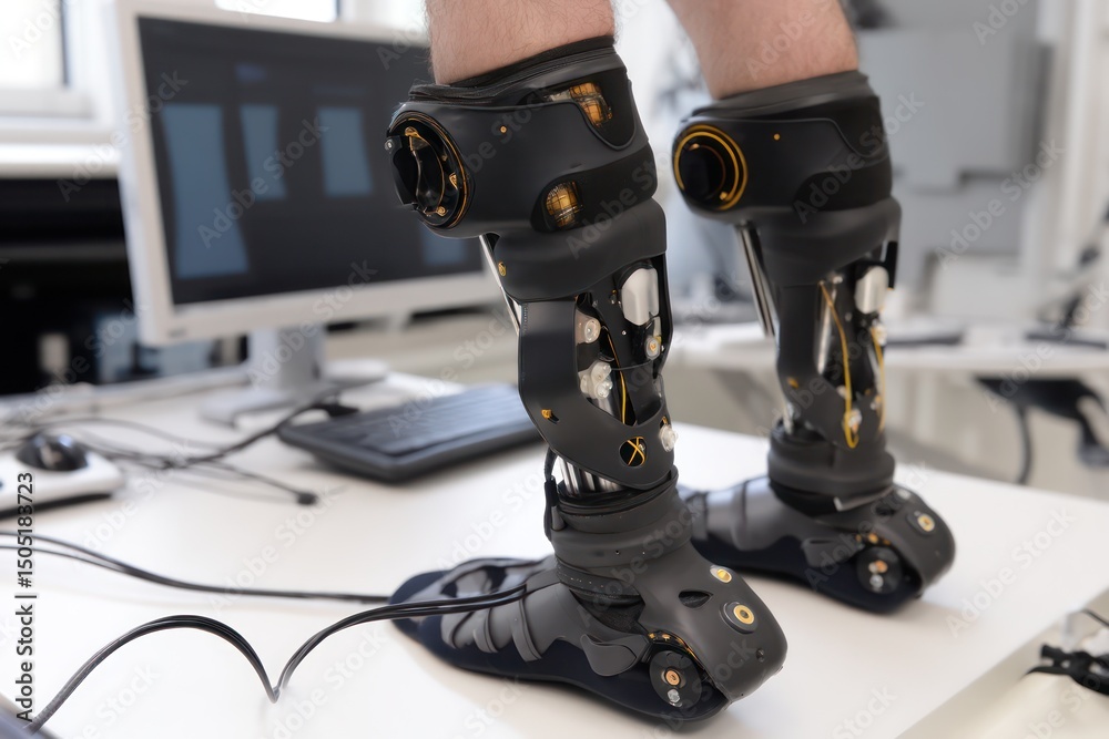 Poster prosthetic limbs with ai-driven functionalities, enabling users to move with greater ease and precis