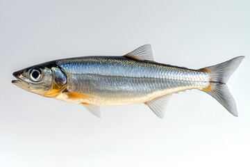 Naklejka premium Fresh raw bream fish isolated on a white background