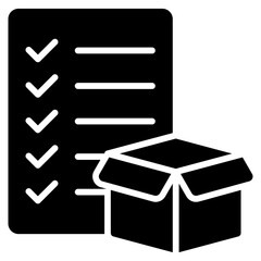 Product Listing glyph icon