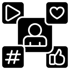 Social Proof glyph icon