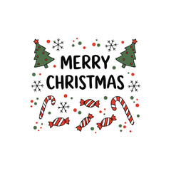 Merry christmas logo