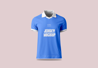Polo T-Shirt Sport Jersey Mockup Template