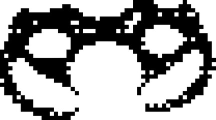 Dark Aesthetic Dithering Graphic Element