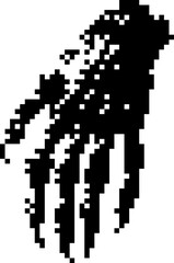 Dark Aesthetic Dithering Graphic Element