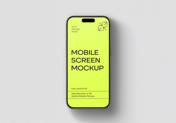 Mobilephone Screen Mockup