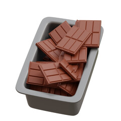 Chocolate Bar 3D icon