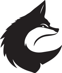 Fox silhouette vector artwork