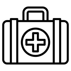 Obraz premium First Aid Kit Icon Element For Design