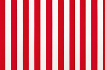 A repeating pattern of red and white vertical stripes creating a simple and vibrant design element