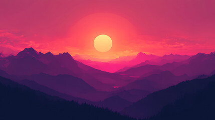 Fototapeta premium Modern digital workstation with vivid background high resolution picture