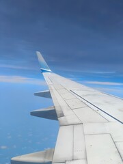 Fototapeta premium view from airplane window