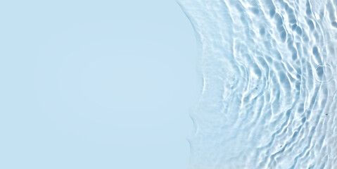 water texture ripple wave clean transparent water drops abstract blue background