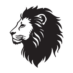 Obraz premium Lion head vector art.