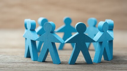 Economic resilience group icon concept featuring team model illustration for collaborative economic strategy development