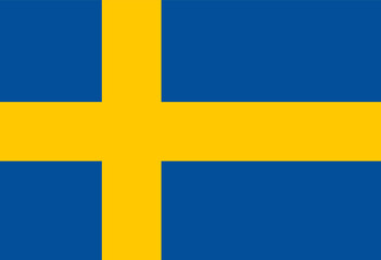 Sweden flag illustrator national