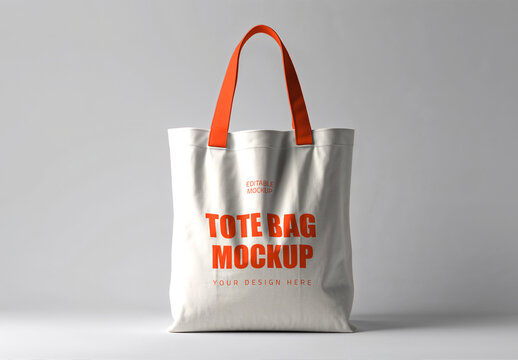 Cotton Tote Bag Mockup