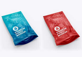 Stand-Up Pouch Packaging Mockup