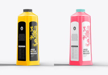 Juice Bottle Mockup