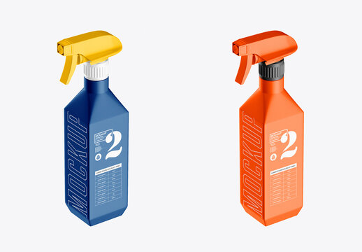 Spray Bottle mockup