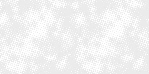 Dot white gray wave light technology texture background. halftone modern