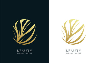 Fototapeta premium Leaf logo inspiration 