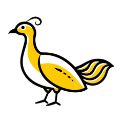 Obraz premium Peacock Design Vector – Royal Bird with Detailed Feather Pattern