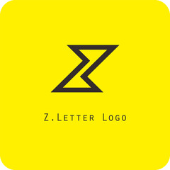 Vector logo design with the letter Z symbol is simple, clear, bold, easy to remember, elegant, easy to apply on a large or small scale