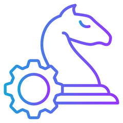 Strategy gradient color icon