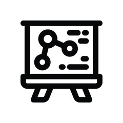 physics line icon. Clean and minimalist vector icon for websites, mobile apps, presentations, and logos. Fully scalable and customizable for any project.