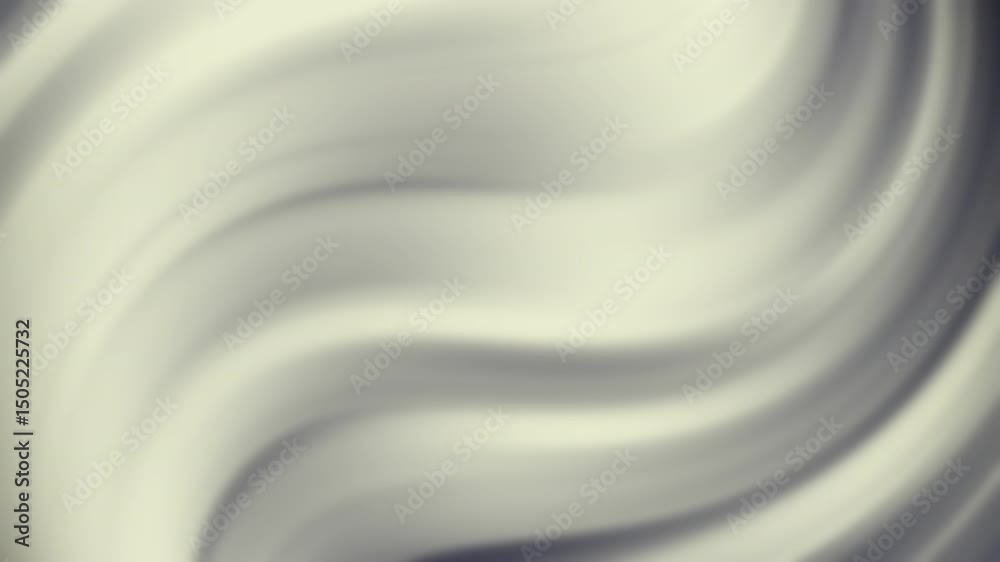 Poster soft, wavy abstract lines create a dynamic grayscale pattern with smooth transitions and a sense of 