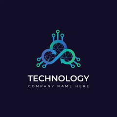 Technology Logo vector design