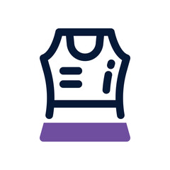 singlet duotone icon. Sleek and modern vector icon for websites, mobile apps, marketing materials, and corporate design. Fully scalable and ready to use.