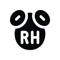 platelet glyph icon. Strong and solid vector icon for websites, mobile interfaces, presentations, and visual branding. High quality and easy to edit.