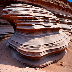 rock formations in a canyon