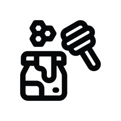 honey line icon. Clean and minimalist vector icon for websites, mobile apps, presentations, and logos. Fully scalable and customizable for any project.