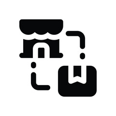 return glyph icon. Strong and solid vector icon for websites, mobile interfaces, presentations, and visual branding. High quality and easy to edit.