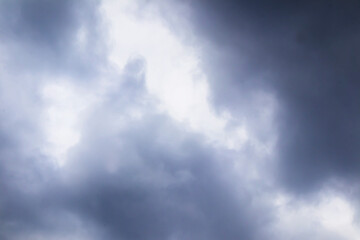 The sky is cloudy and there is a possibility of rain in the near future.