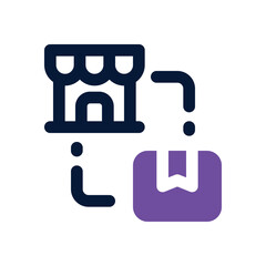 return duotone icon. Sleek and modern vector icon for websites, mobile apps, marketing materials, and corporate design. Fully scalable and ready to use.