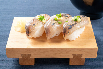 鯵の握り鮨