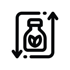 detox line icon. Clean and minimalist vector icon for websites, mobile apps, presentations, and logos. Fully scalable and customizable for any project.