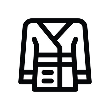 bathrope line icon. Clean and minimalist vector icon for websites, mobile apps, presentations, and logos. Fully scalable and customizable for any project.