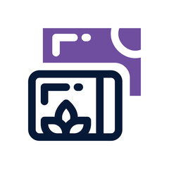 yoga block duotone icon. Sleek and modern vector icon for websites, mobile apps, marketing materials, and corporate design. Fully scalable and ready to use.