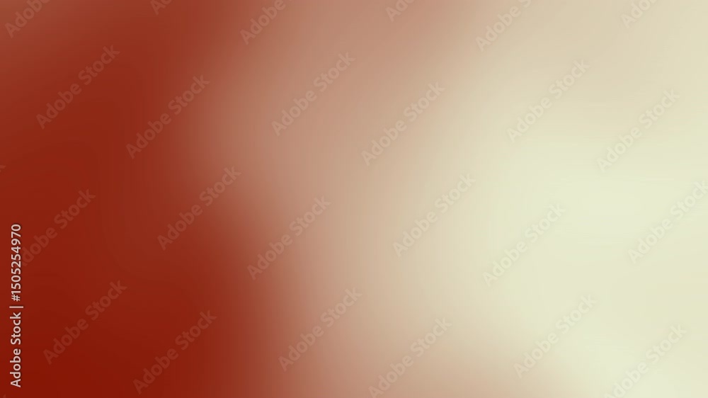 Poster a warm gradient background transitions from a rich reddish brown to a pale cream hue, creating a sof