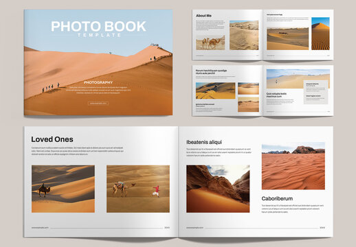 Photo Book Template Landscape