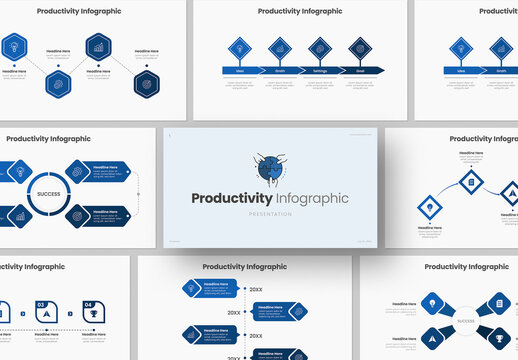 Team Performance & Productivity Infographic Presentation Template