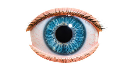Isolated Blue Human Eye