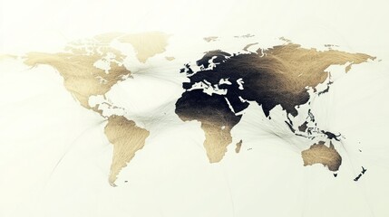 World map relief