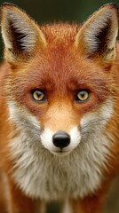 Obraz premium Mutant fox captures moisture in enchanted forest animal discovery nature documentaries