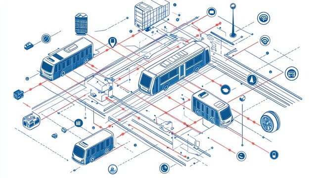 Smart city public transport network
