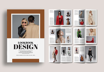 Magazine Lookbook Template for Fashion